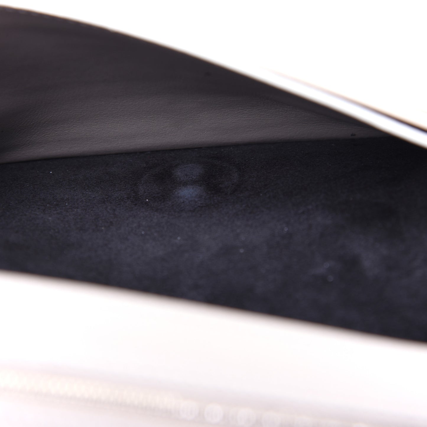 Grained Calfskin Large Multifunction Strap Wallet Black Chalk