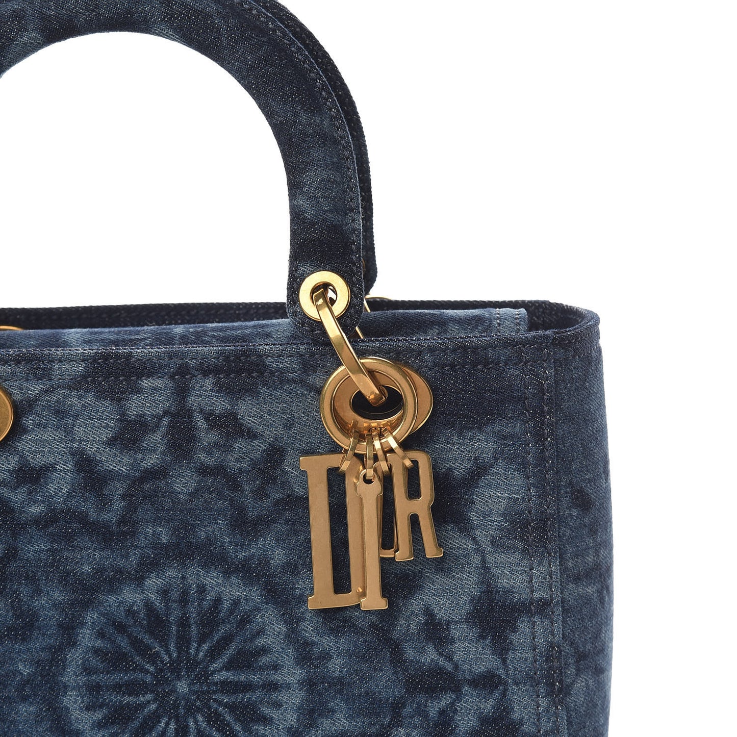 Denim Medium KaleiDiorscopic Lady Dior Blue