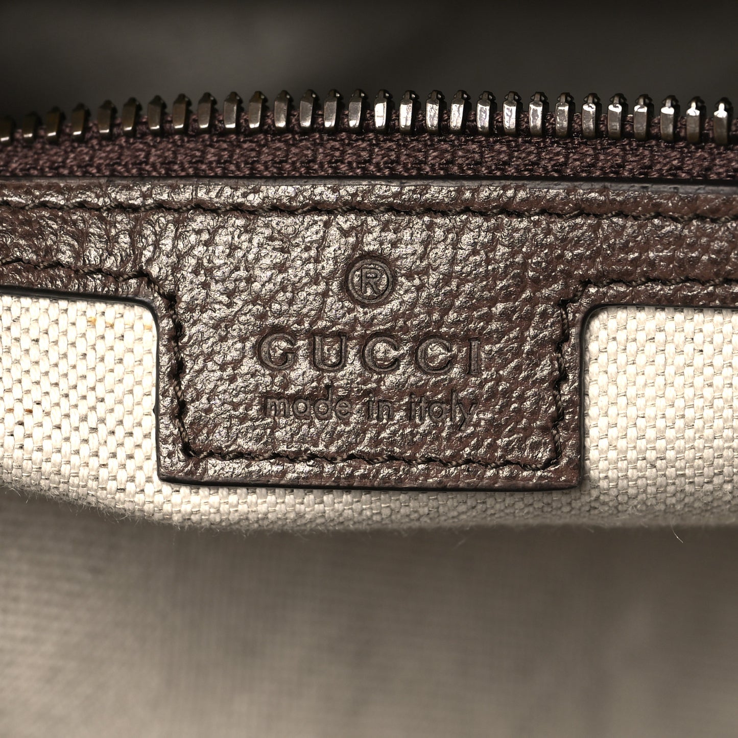 GG Supreme Monogram Textured Dollar Calfskin Web Large Savoy Duffle Bag Beige Ebony New Acero