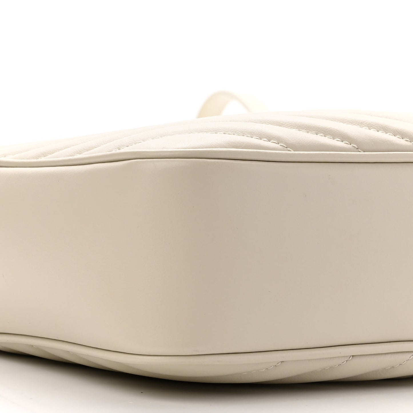 Calfskin Matelasse Monogram Lou Camera Bag Crema Soft