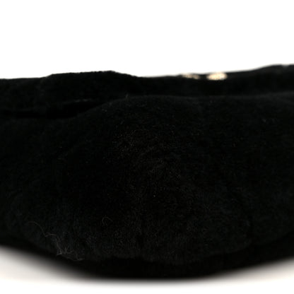 Chanel Shearling Lambskin Crystal Strass Flap Black 9 of 11