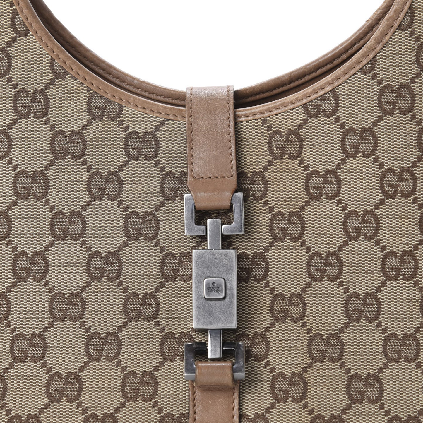 Monogram Small Bardot Bag Tan