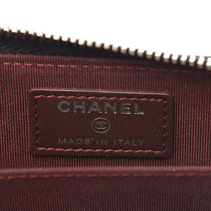 Chanel Lambskin Quilted Zip Coin Purse Black 6 of 9