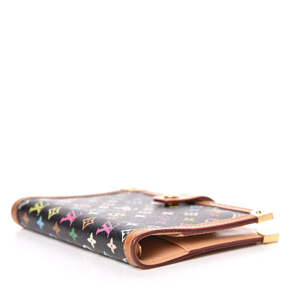 Louis Vuitton Monogram Multicolor Small Ring Agenda Cover Black 4 of 13
