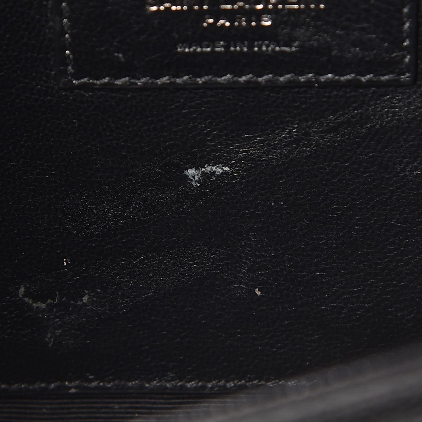 Grain De Poudre Medium Classic Monogram Kate Satchel Black
