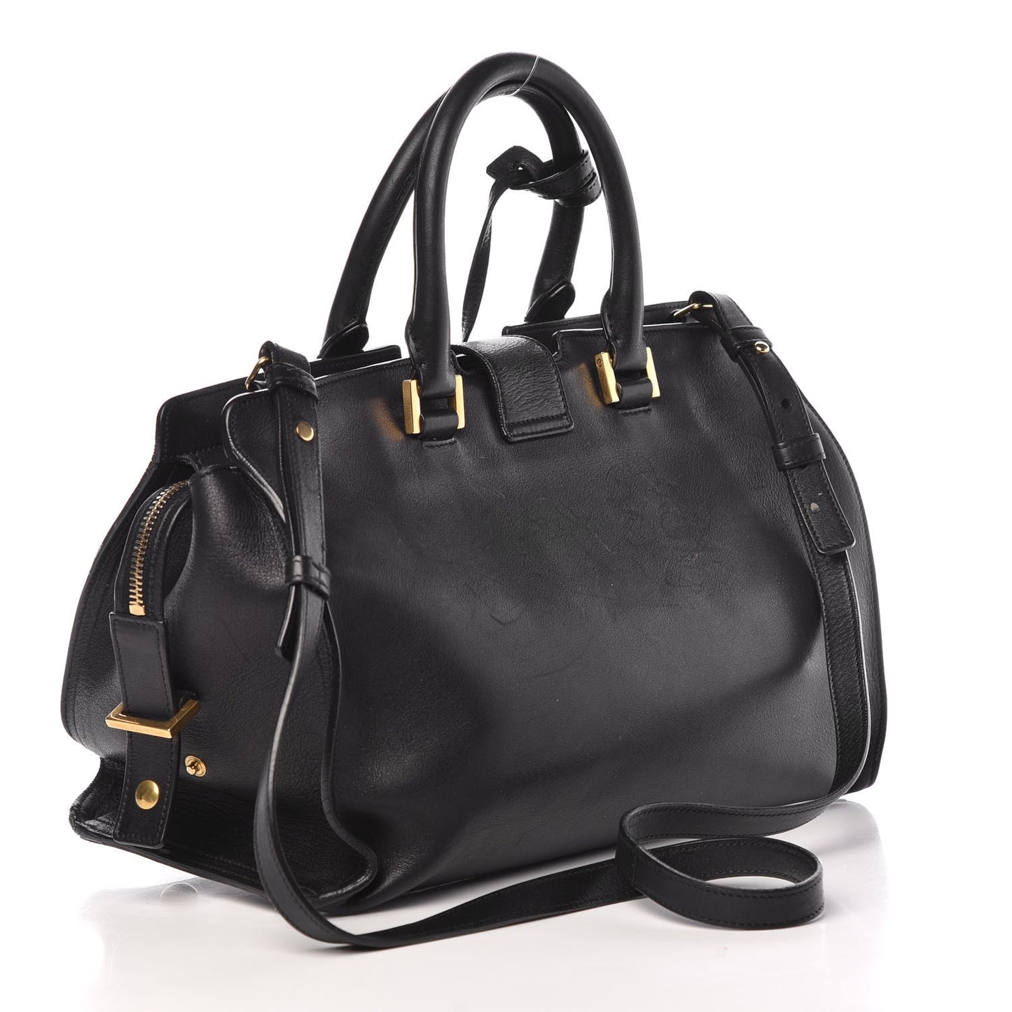 Calfskin Small Classic Y Cabas Black