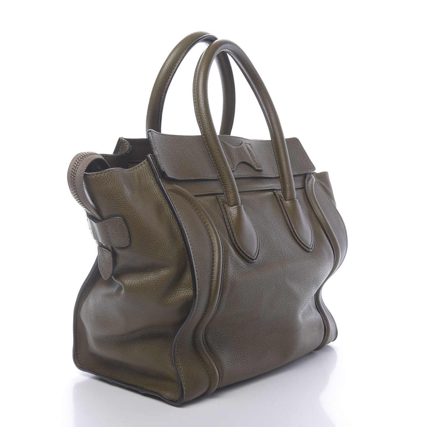 Drummed Calfskin Mini Luggage Jungle