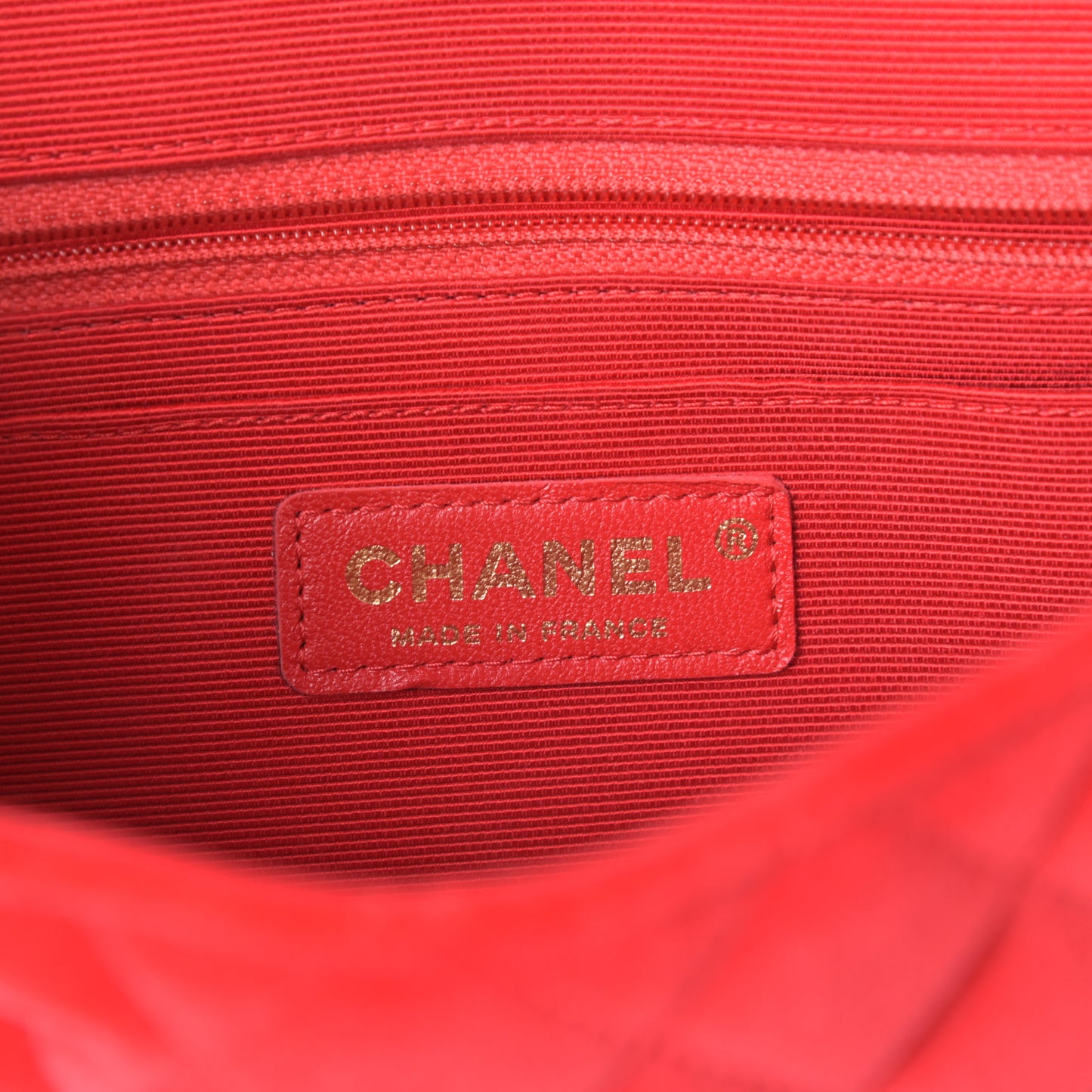 Velvet Quilted Mini Rectangular Flap Red