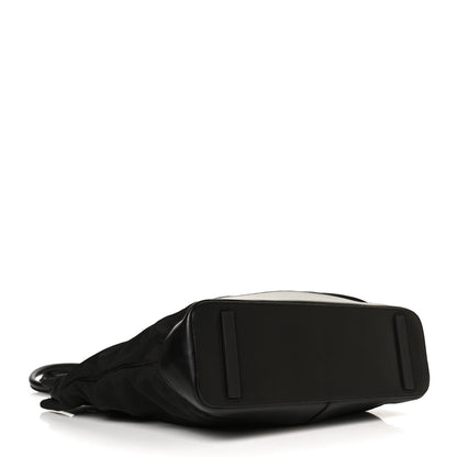 Prada Tessuto Nylon Soft Calf Tote Black 4 of 12