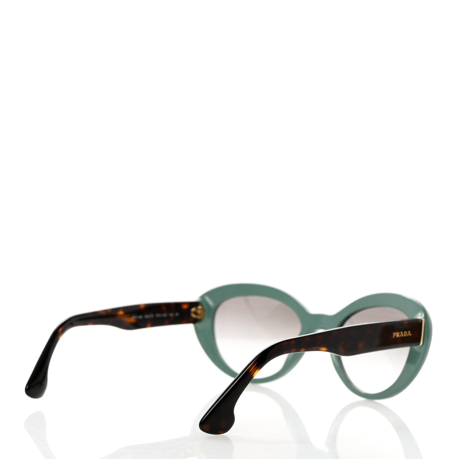 Prada Acetate Sunglasses SPR 15Q Green 4 of 8