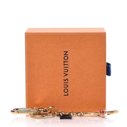 Louis Vuitton Monogram Blooming Flowers BB Bag Charm Key Holder Dore 3 of 3