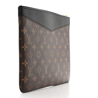 Louis Vuitton Monogram Daily Pouch Black 3 of 9