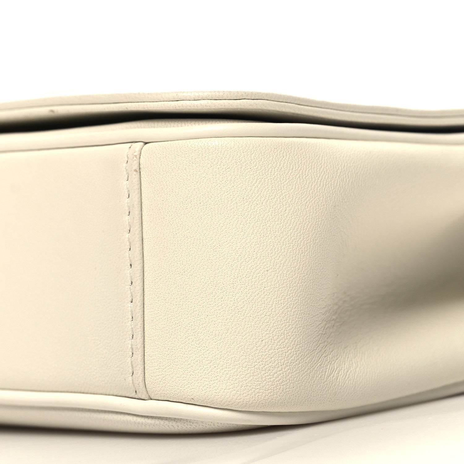 Chanel Lambskin CC Mania Flap Bag White 10 of 11