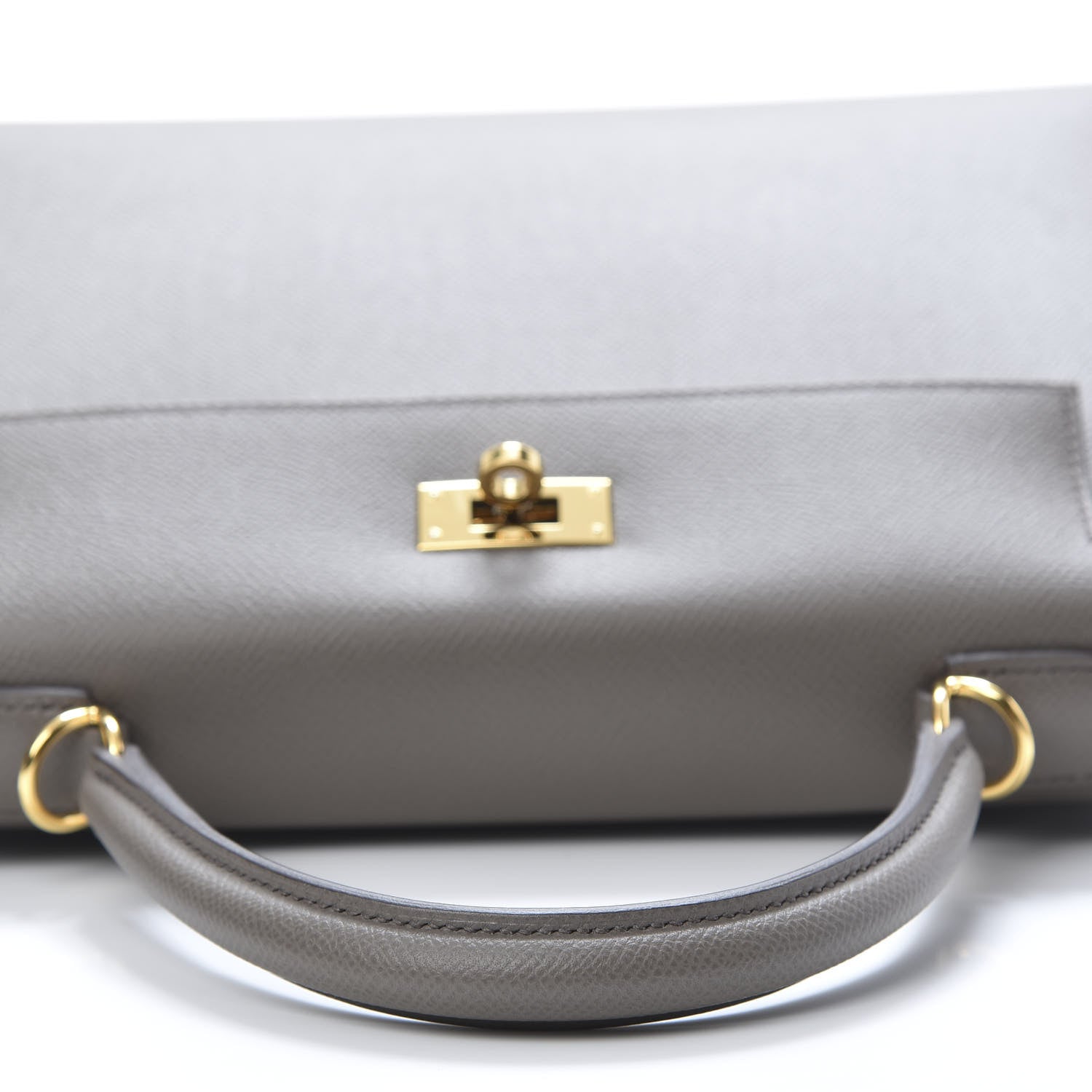 Hermes Epsom Kelly Sellier 28 Etain 8 of 41