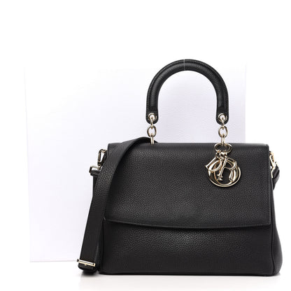 Christian Dior Bullcalf Medium Be Dior Flap Black Fraise 12 of 12
