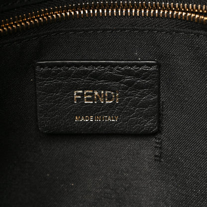 Fendi Vitello Bi-Color FF 1974 Embossed Mini Backpack Maya Black 5 of 15