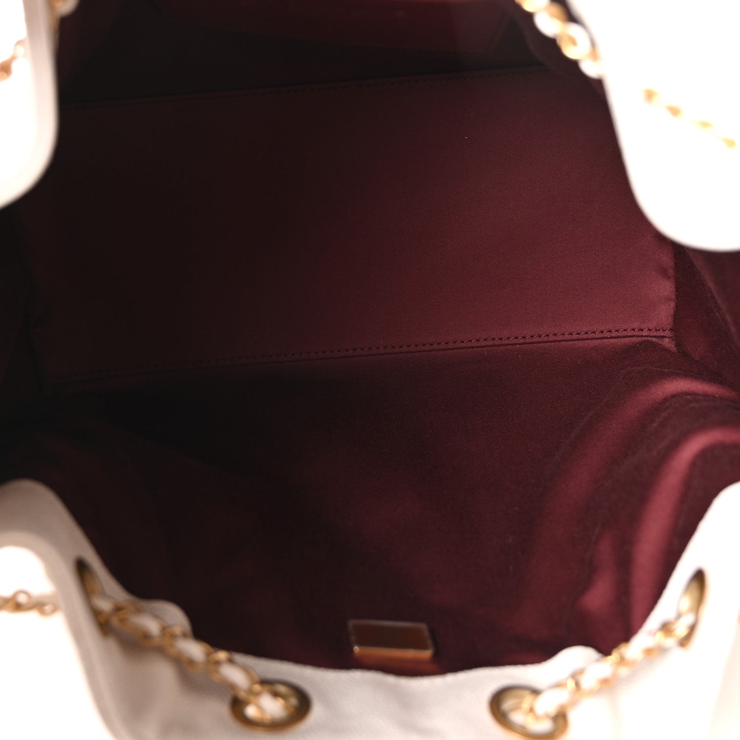 Caviar Quilted Small Chanel 25 Handbag White