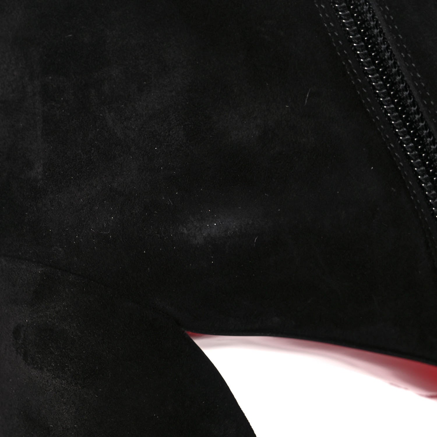 Christian Louboutin Veau Velours Turela 55 Ankle Boots 39 Black 9 of 10
