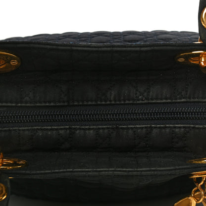 Christian Dior Nylon Cannage Medium Lady Dior Black 13 of 22