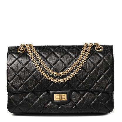 Chanel Aged Calfskin Quilted 2.55 Reissue 226 Flap Black 1 of 9