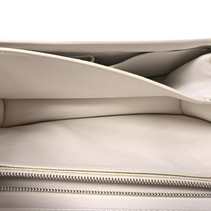 Celine Liege Calfskin Medium Classic Box Flap Bag White 5 of 12