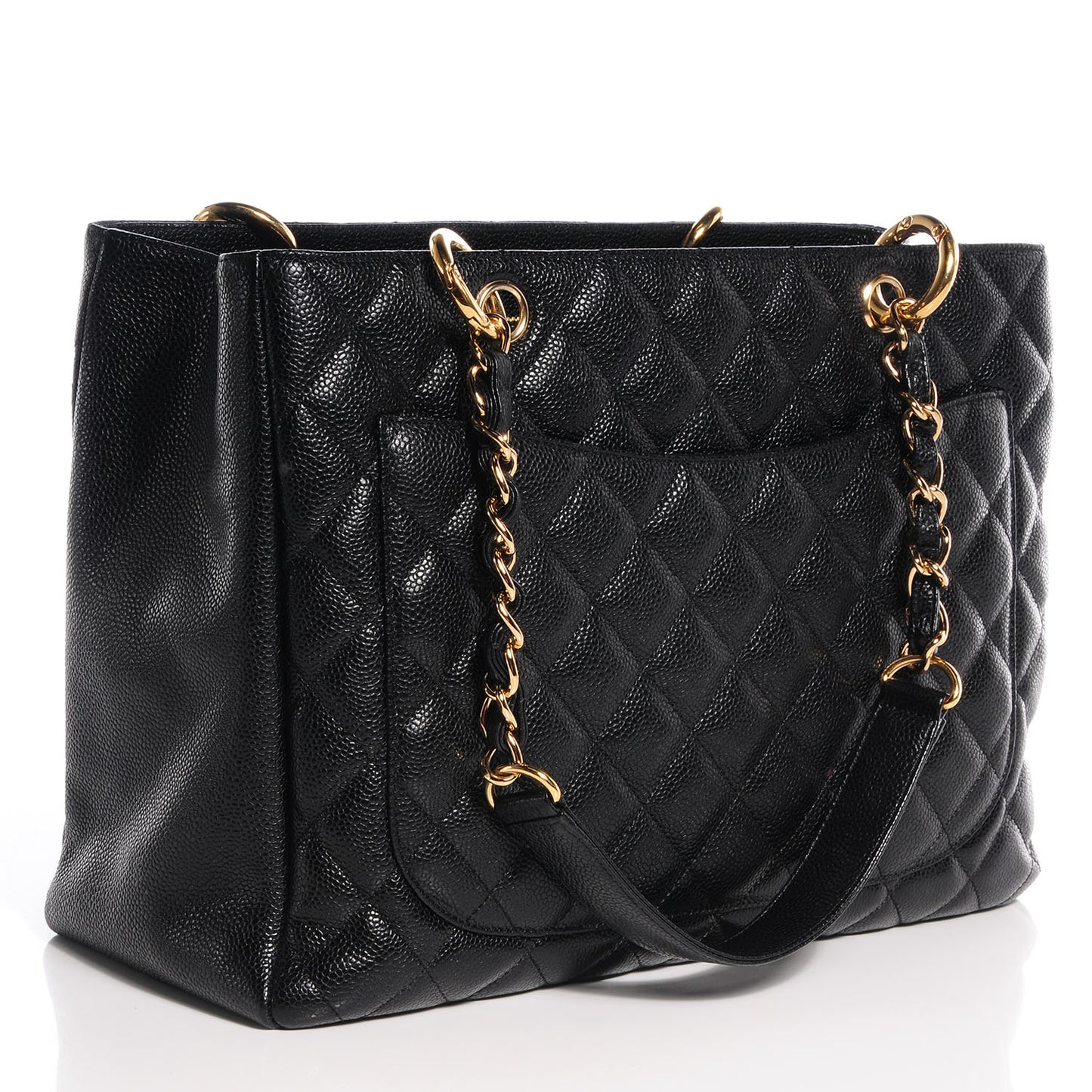 Caviar Grand Shopping Tote GST Black