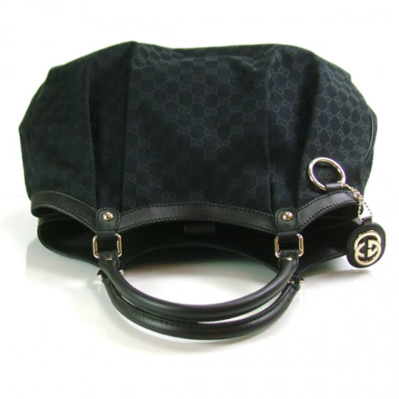 Monogram GG Large Sukey Tote Black