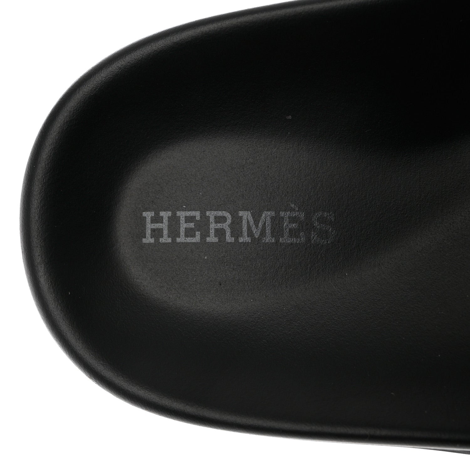 Hermes Calfskin Womens Chypre Sandals 39.5 Black 7 of 12