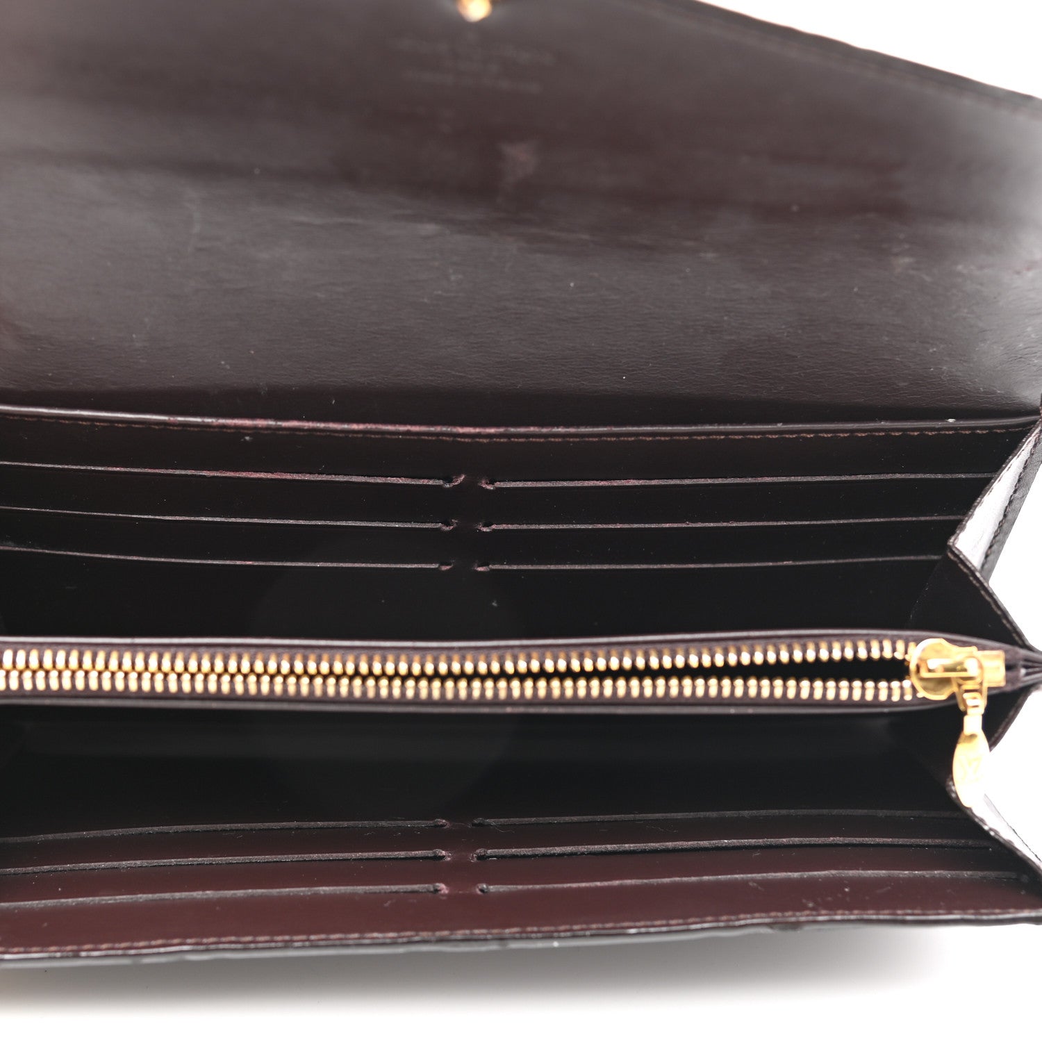 Louis Vuitton Vernis Sarah Wallet NM Amarante 5 of 6