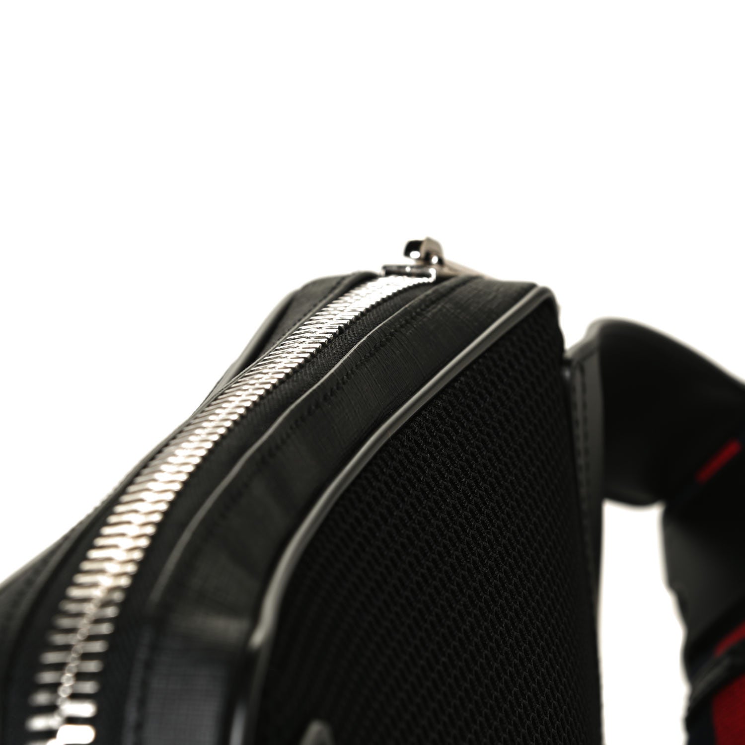 Gucci Soft GG Supreme Monogram Web Belt Bag Black Grey 10 of 12