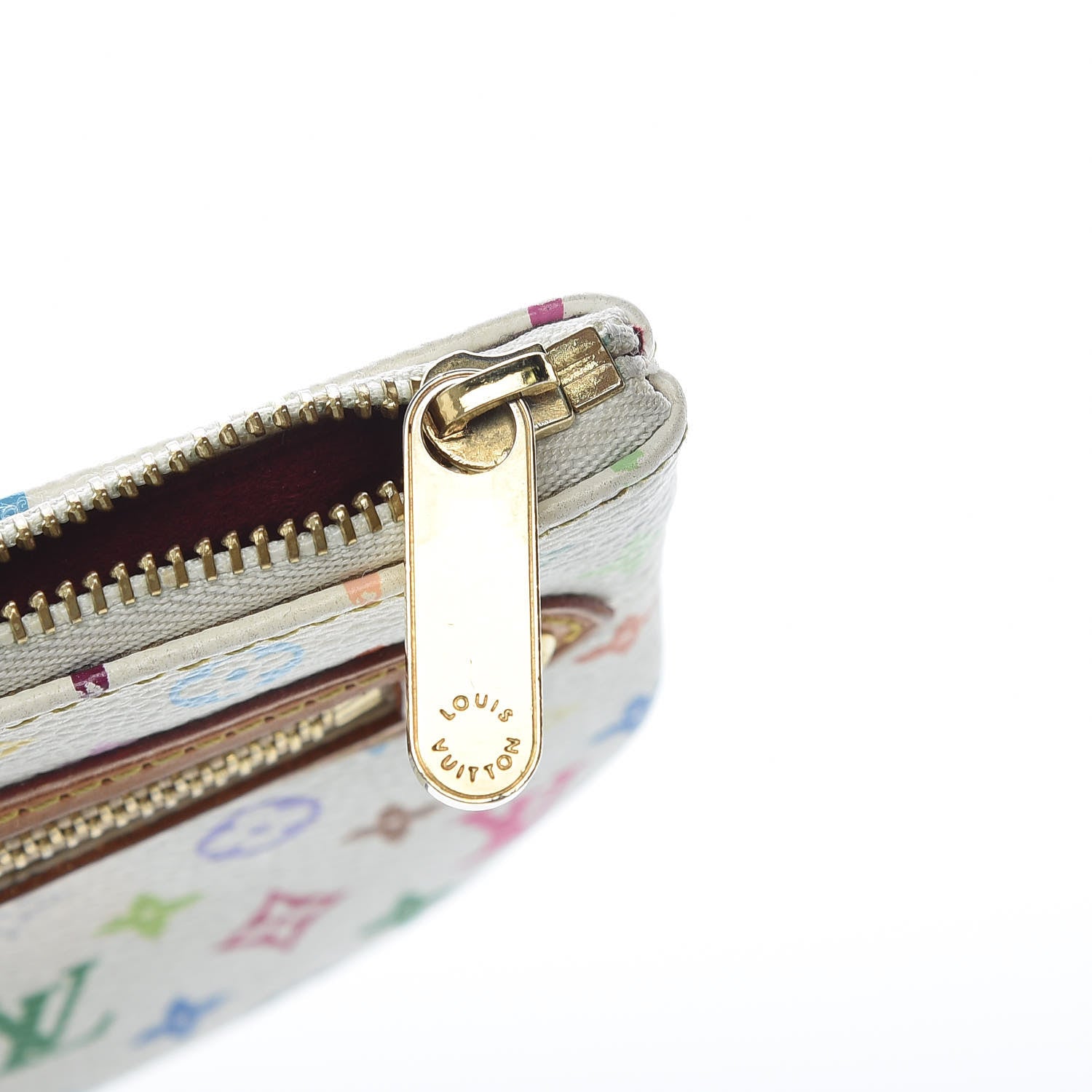 Louis Vuitton Monogram Multicolor Pochette Plate MM White 11 of 12