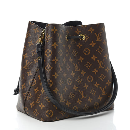 Louis Vuitton Monogram Neonoe MM Black 3 of 10