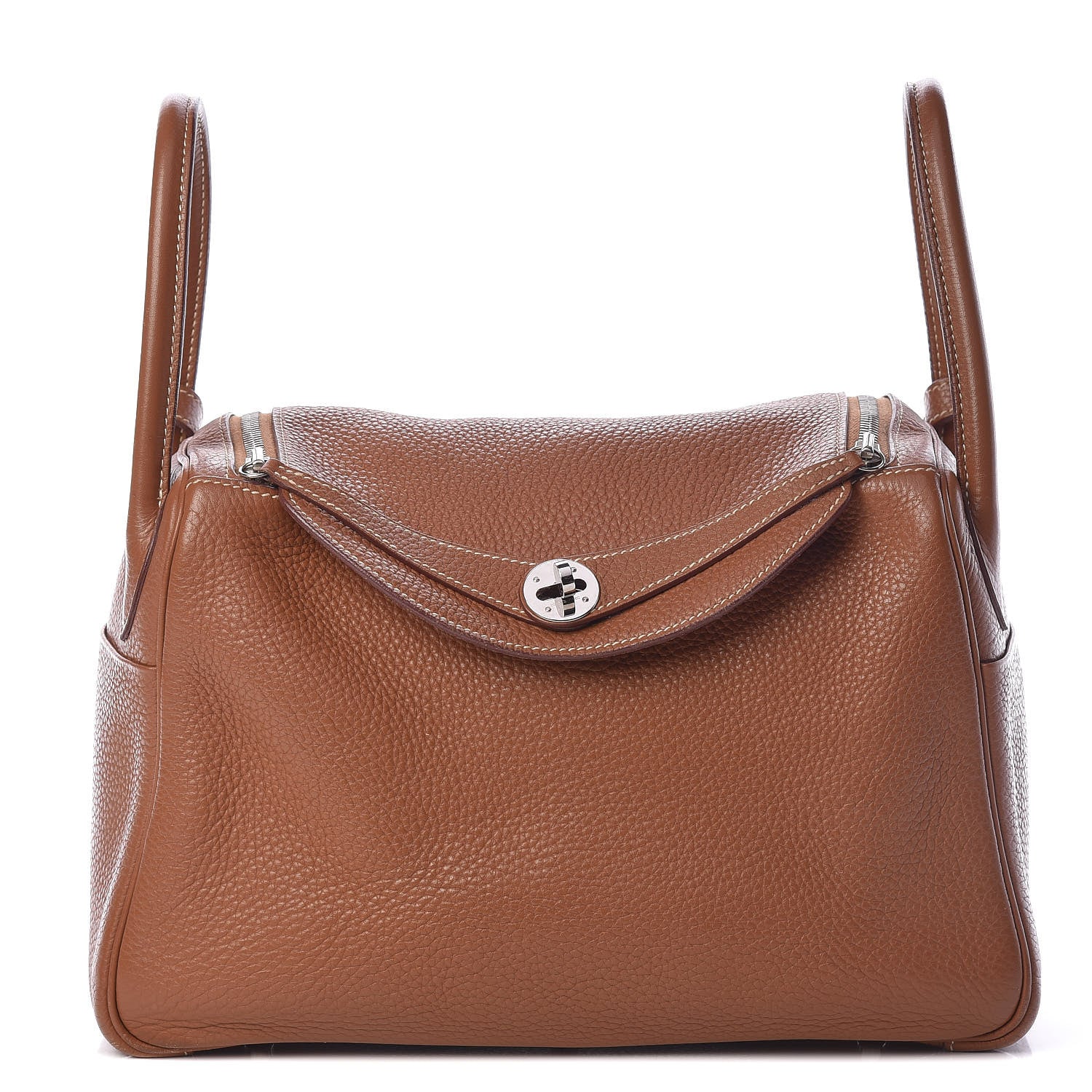 Hermes Taurillon Clemence Lindy 30 Gold 1 of 14