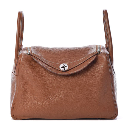 Hermes Taurillon Clemence Lindy 30 Gold 1 of 14