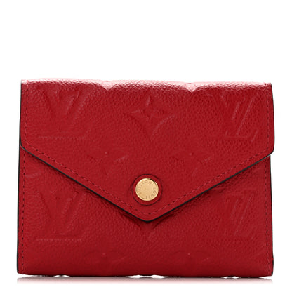 Louis Vuitton Empreinte Victorine Wallet Scarlet 1 of 9