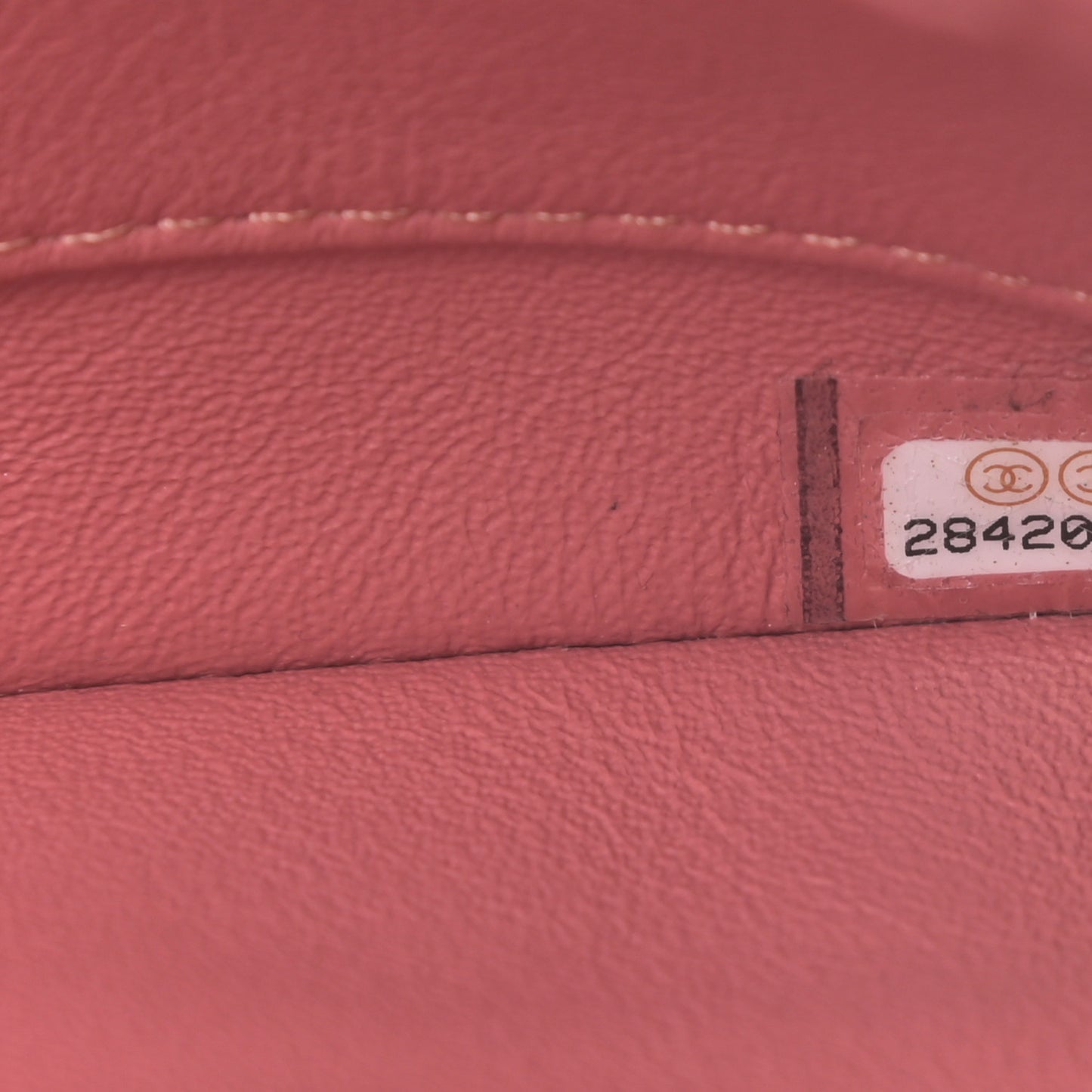 Lambskin Chevron Quilted Medium Trendy CC Flap Light Pink