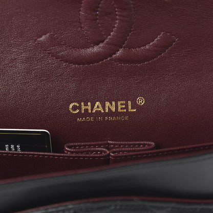 Chanel Lambskin Quilted Medium Double Flap Black 8 of 14