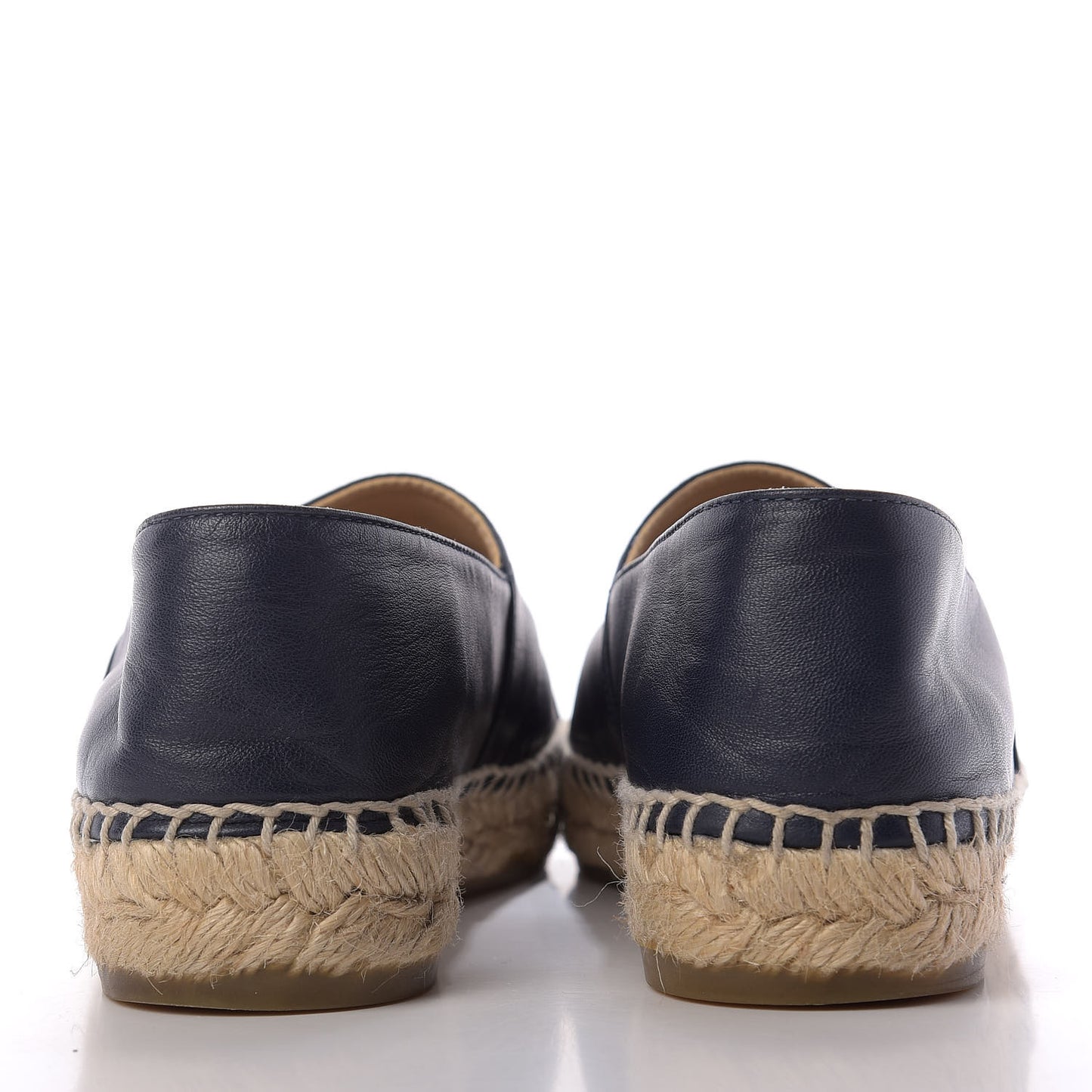 Lambskin CC Espadrilles 37 Navy Black