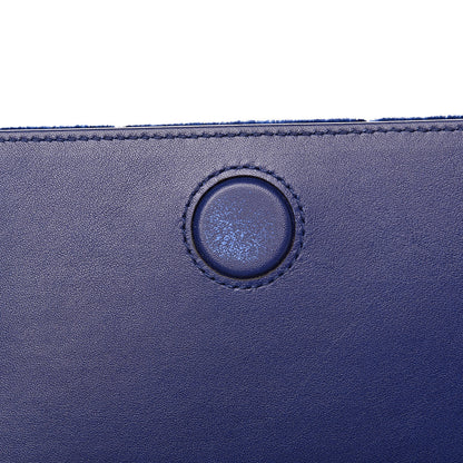 Gucci Velvet Matelasse GG Marmont Mini Bag Cobalt Blue 9 of 11