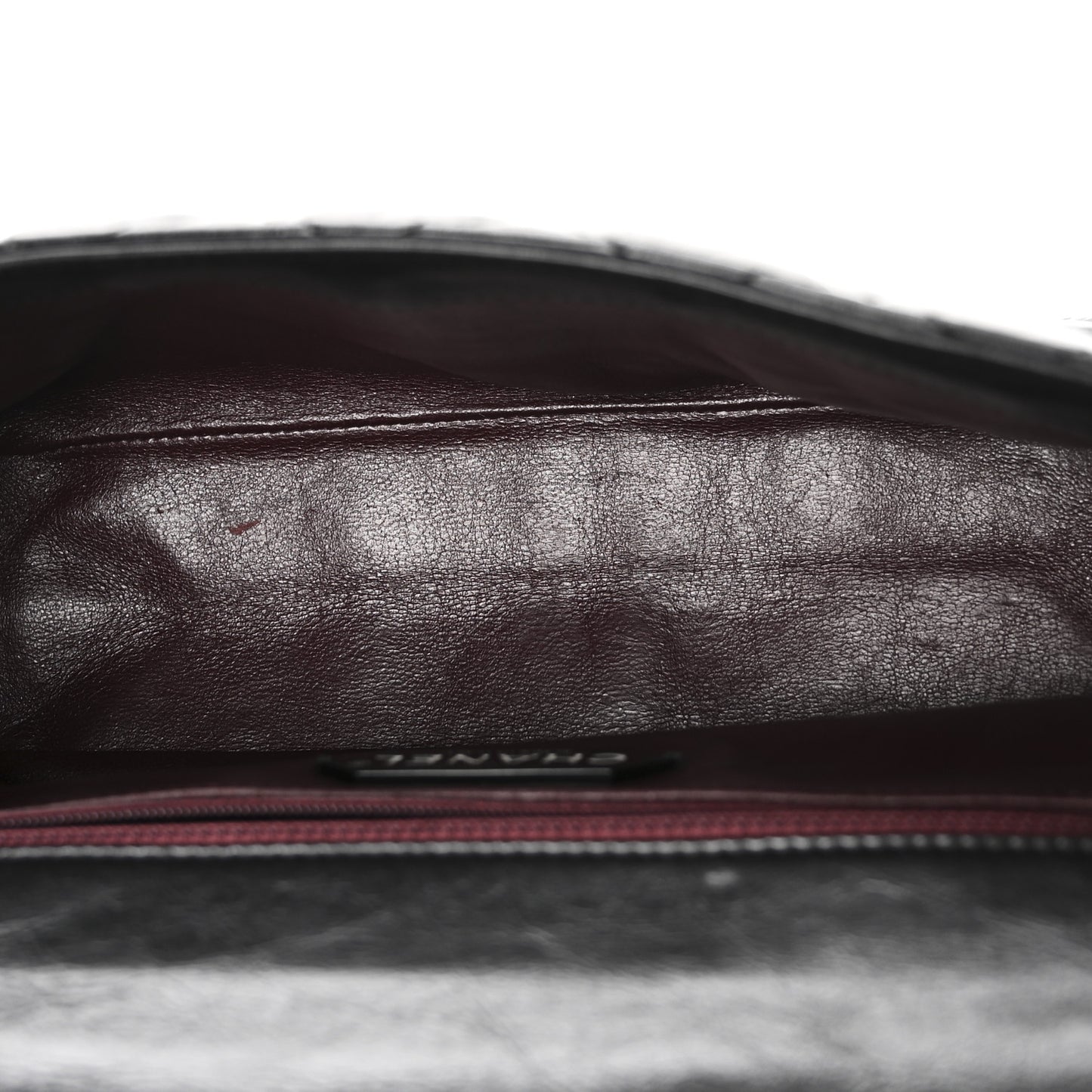 Aged Calfskin Quilted 2.55 Reissue 225 Hanger Flap Black