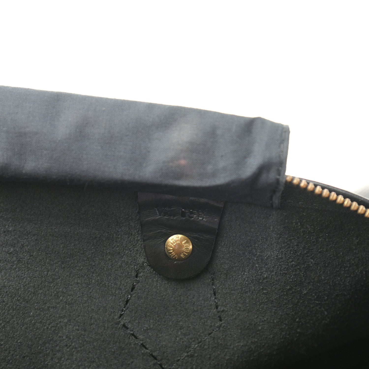 Louis Vuitton Epi Speedy 40 Black 8 of 12