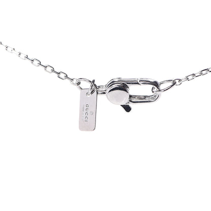 Gucci 18K White Gold Icon Twirl Pendant Necklace 4 of 5