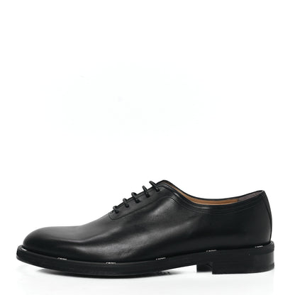 Fendi Vitello Mens Lace Up Oxfords 10 Black 1 of 8