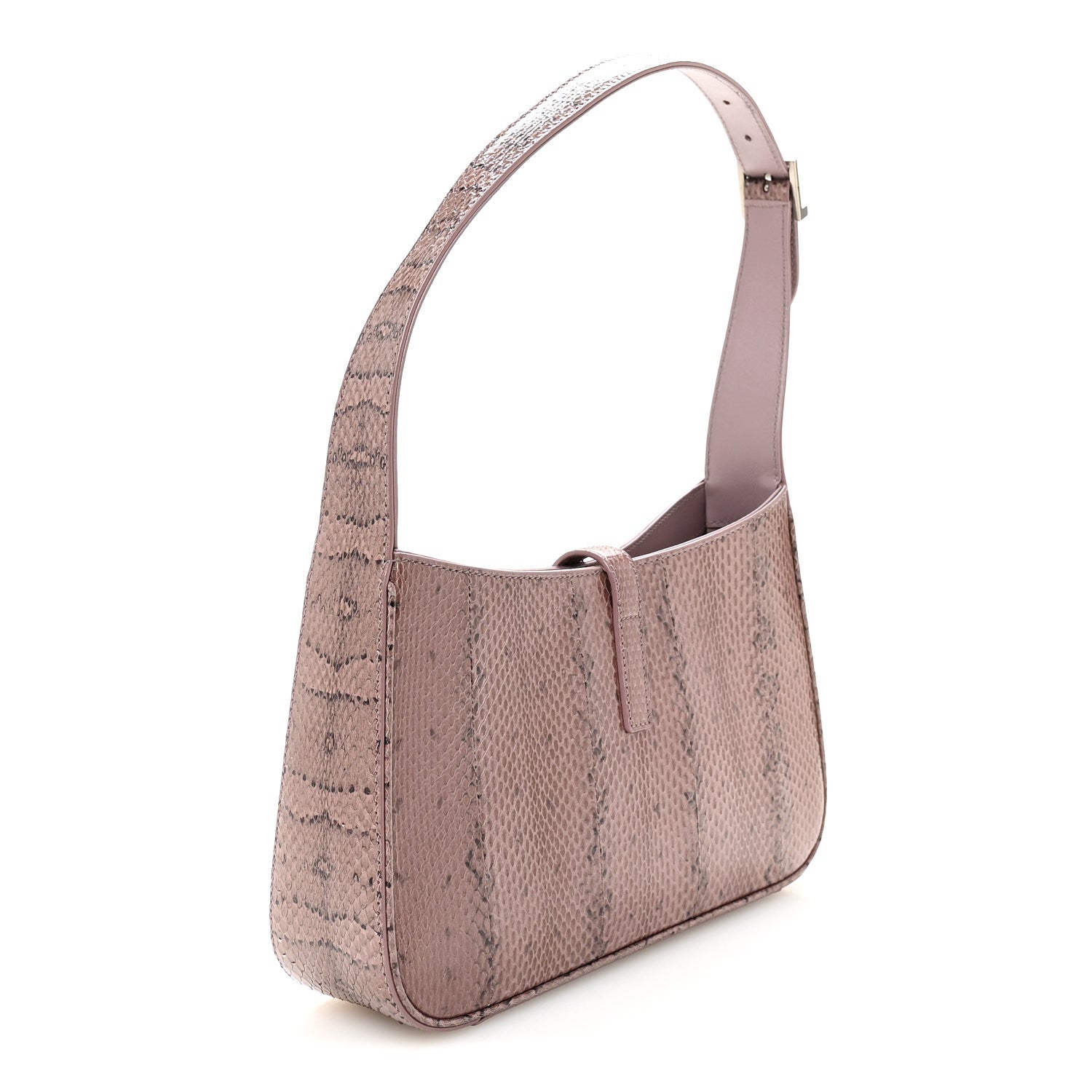 Saint Laurent Lacquer Ayers Le 5 A 7 Hobo Rose Brown 3 of 9