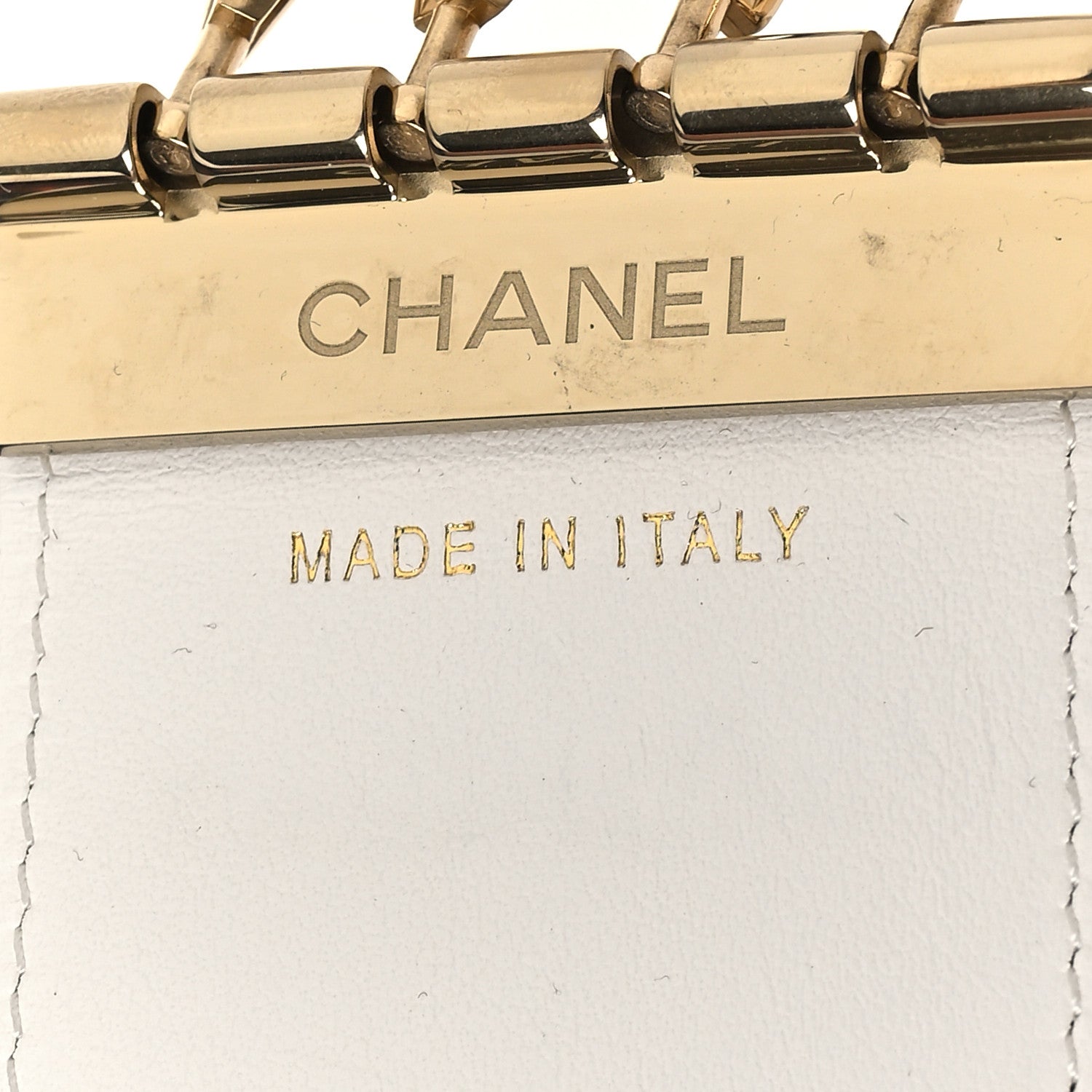 Chanel Caviar Quilted Classic 4 Key Holder Wallet White 7 of 8