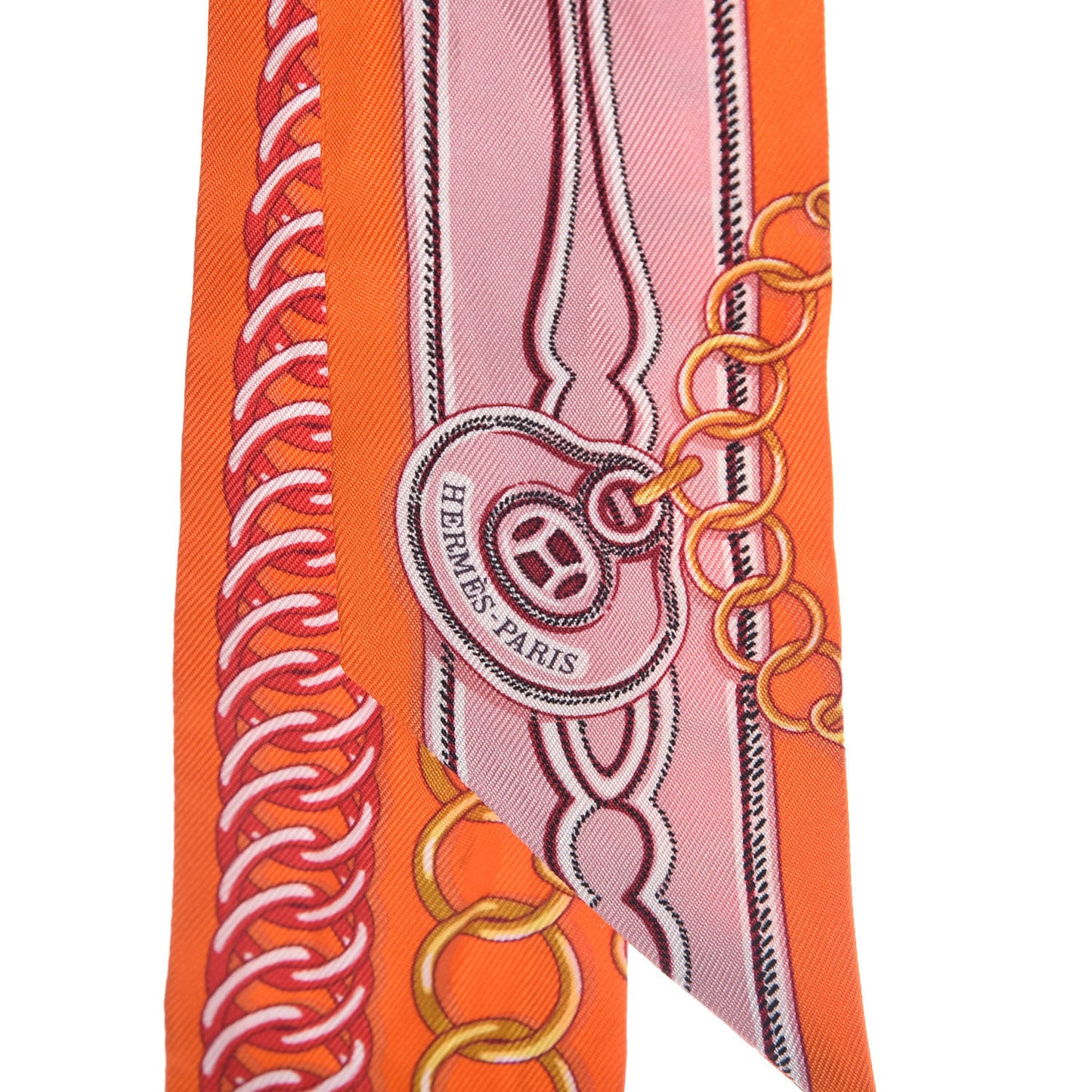 Silk Maillons Twilly Orange Vieux Rose Gold