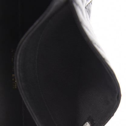 Chanel Lambskin Chevron Quilted Boy Card Holder Black 6 of 11