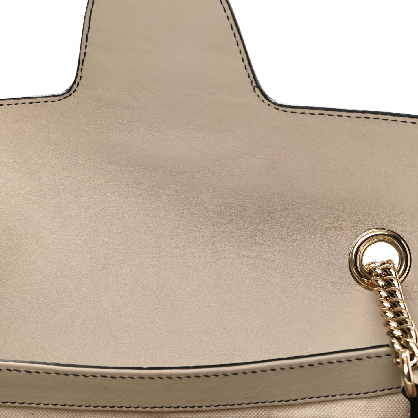 Guccissima Signature Medium Emily Chain Shoulder Bag Mystic White