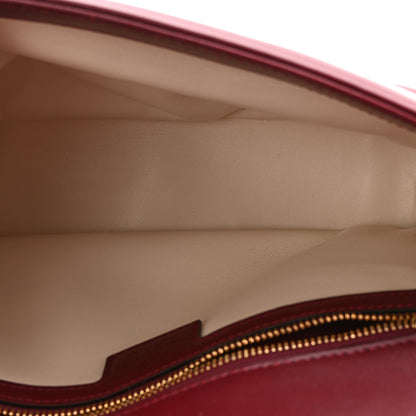 Gucci Calfskin Matelasse Small GG Marmont Shoulder Bag Rosso Ancora Red 5 of 9