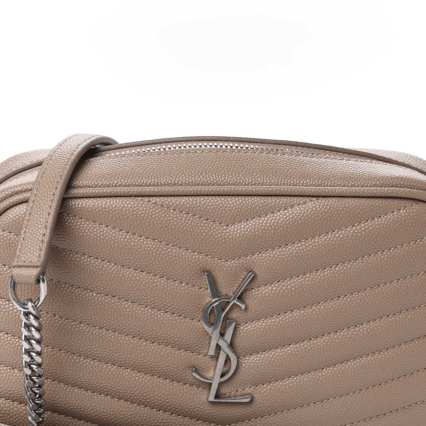 Grain De Poudre Matelasse Monogram Mini Lou Camera Bag Gold Sand